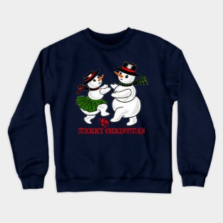 Christmas Snow Couple Crewneck Sweatshirt